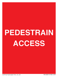 PEDESTRAIN ACCESS